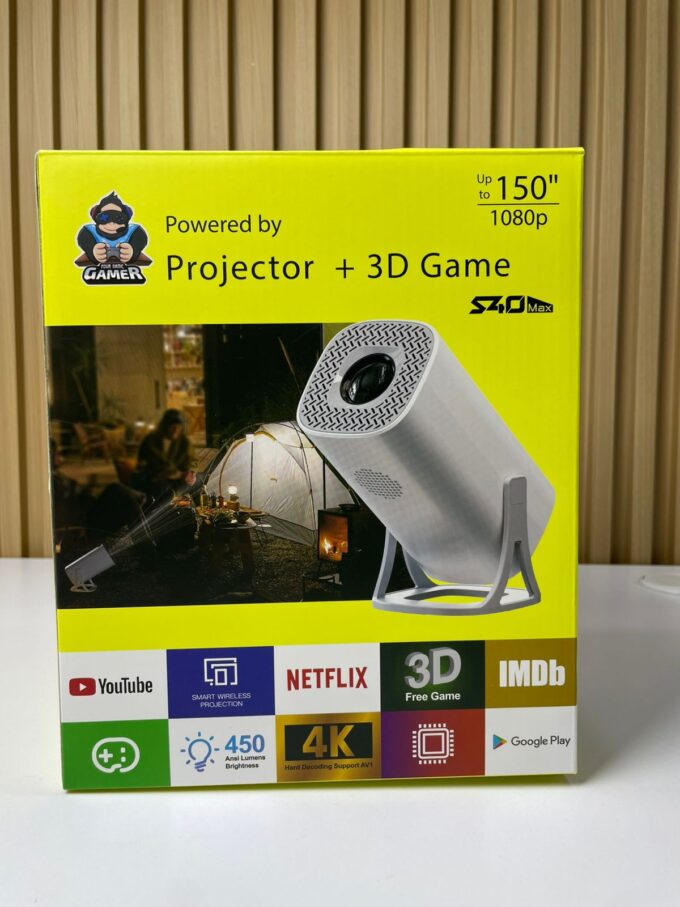 Proyector 2 En 1 Con Videojuegos S40 MAX