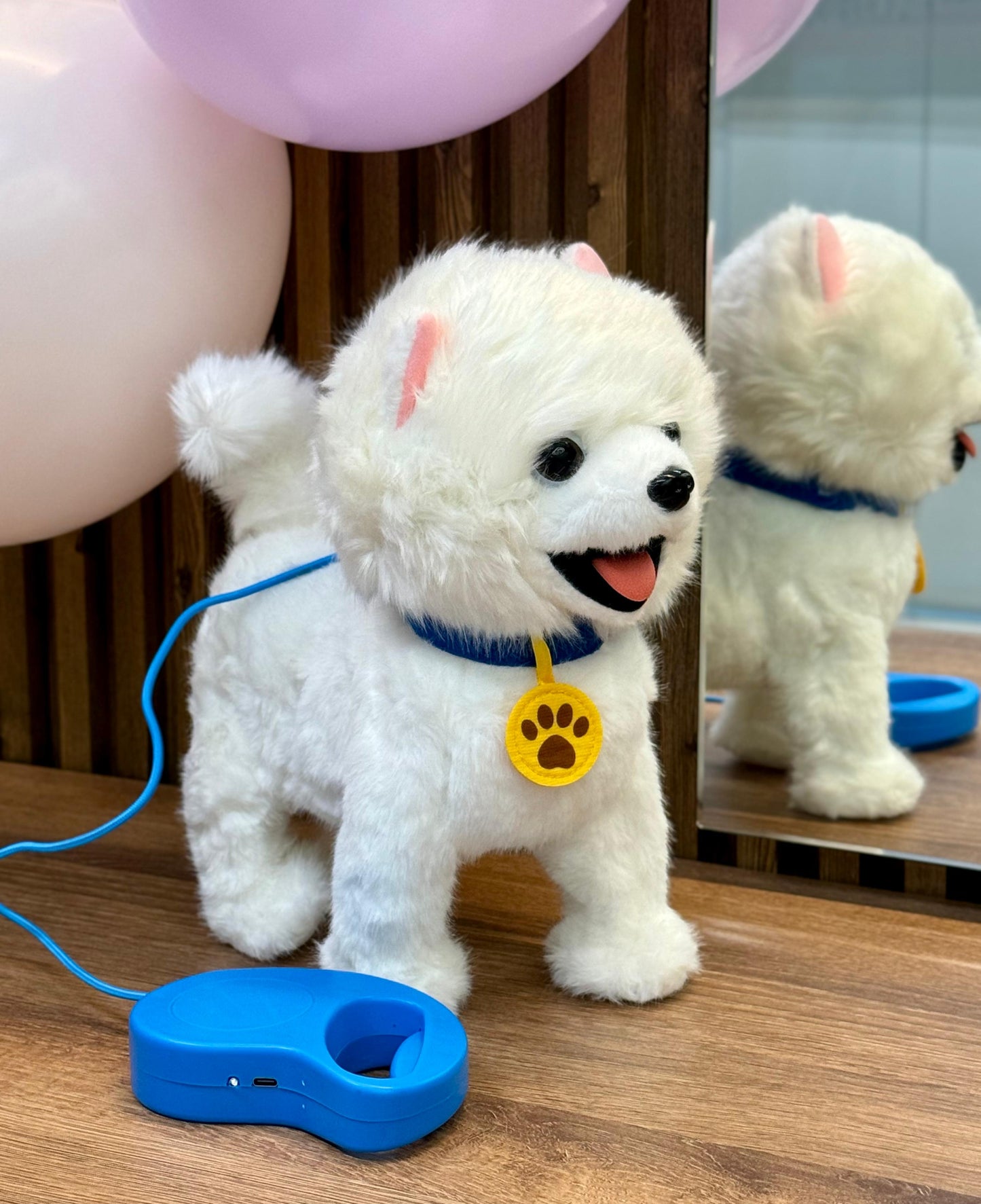 Perrito de Peluche con Collar Interactivo