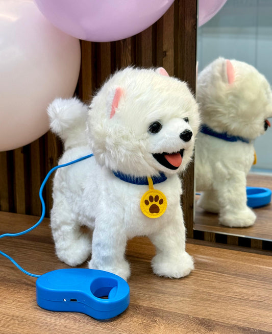 Perrito de Peluche con Collar Interactivo