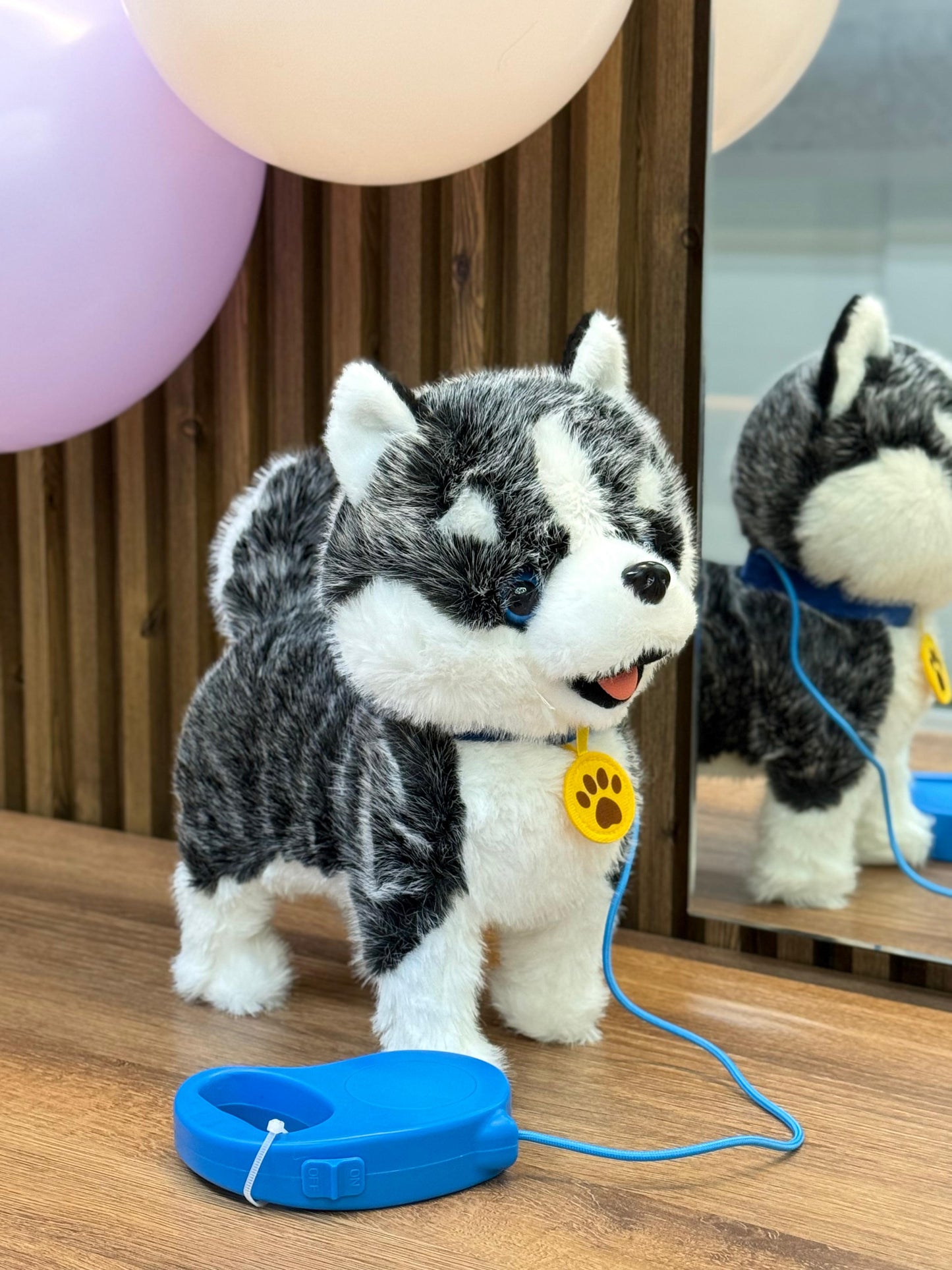 Perrito de Peluche con Collar Interactivo