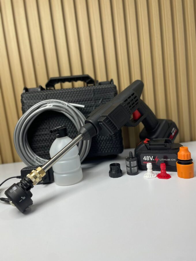 Hidrolavadora Portátil Recargable Boquilla 6 chorros