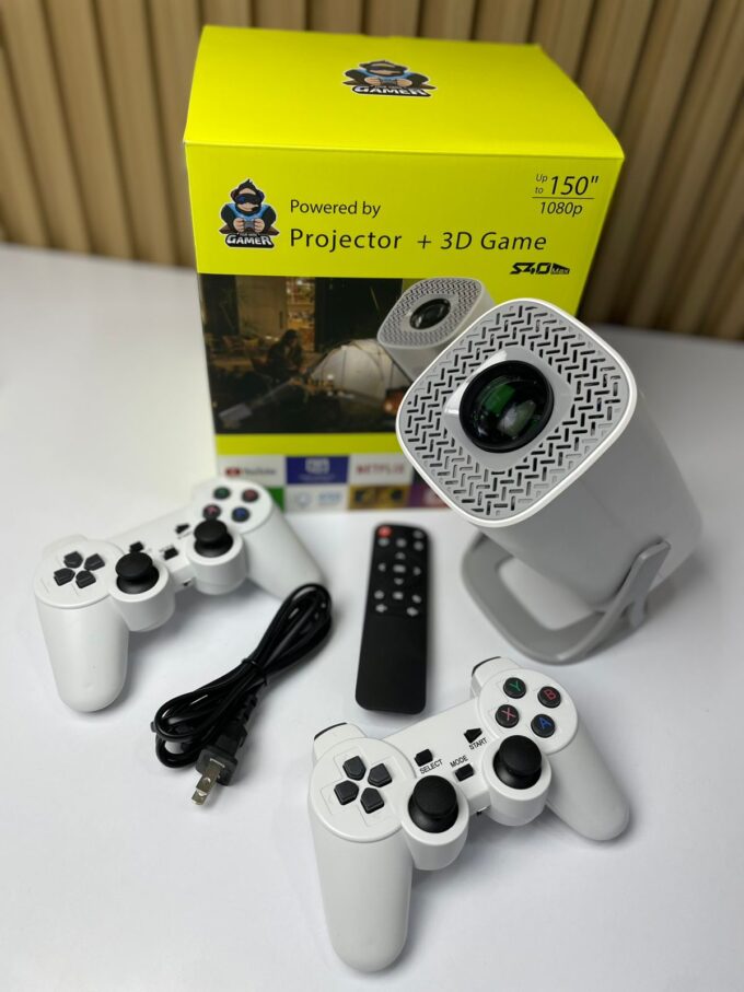 Proyector 2 En 1 Con Videojuegos S40 MAX