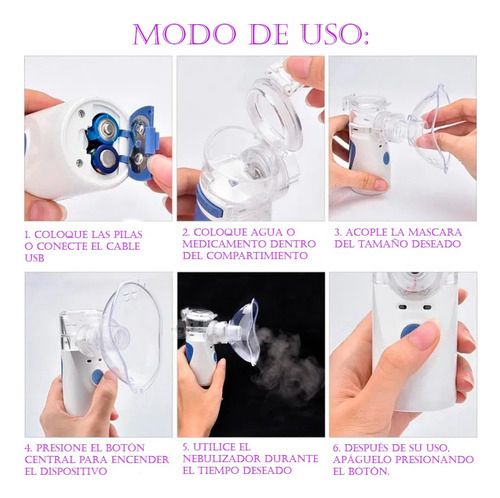 Nebulizador digital Portátil